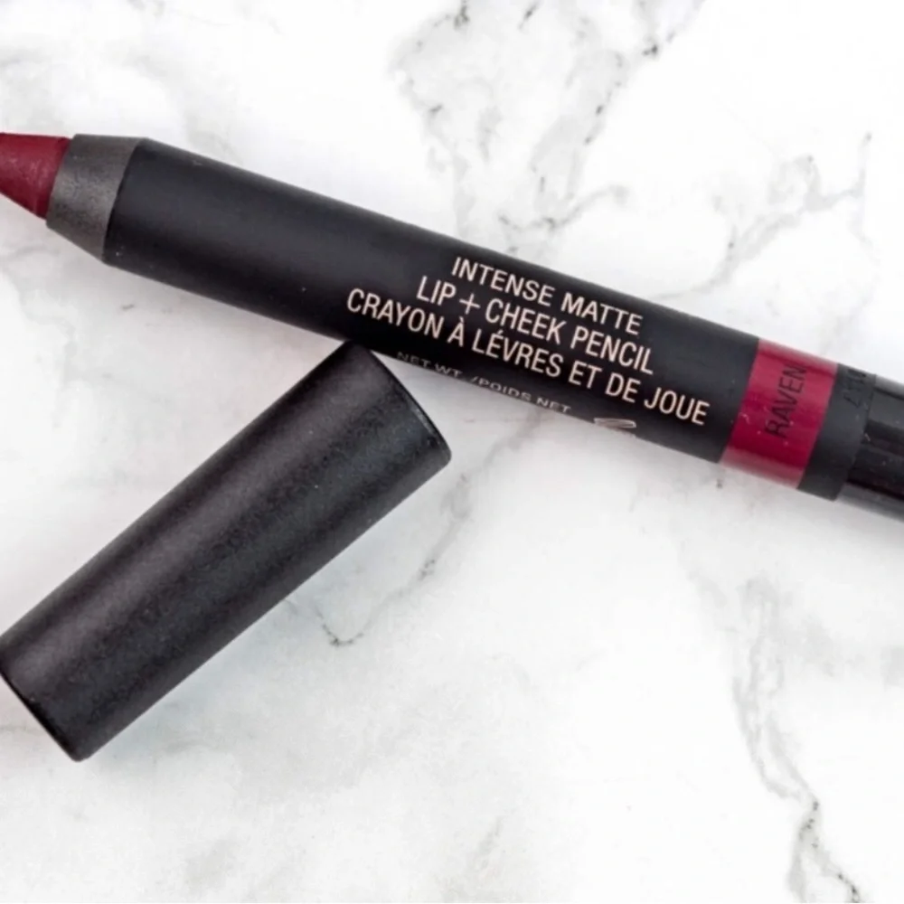 Nudestix Intense Matte Lip + Cheek Pencil in ‘Raven’
